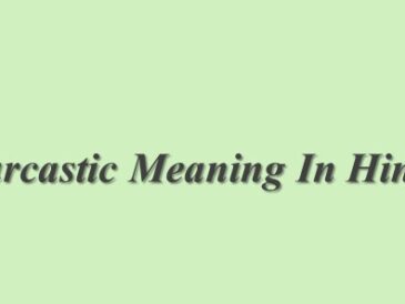Sarcastic Meaning In Hindi | Sarcastic का मतलब हिंदी में