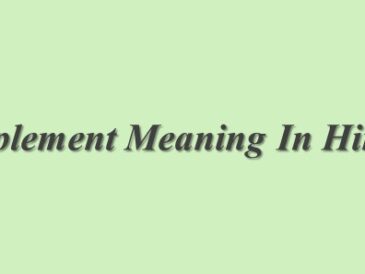 Implement Meaning In Hindi