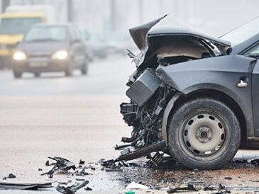Injuries after a traffic accident