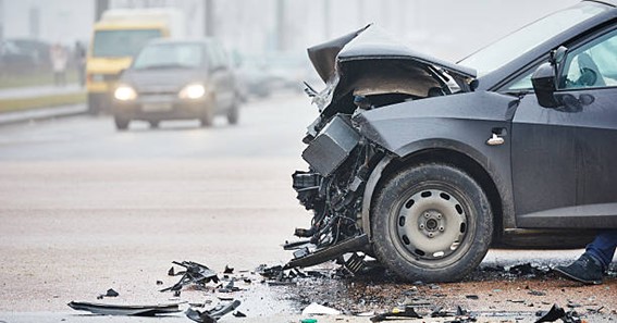 Injuries after a traffic accident